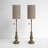 Joanna 28" Distressed Tan/Brown Buffet Lamp
