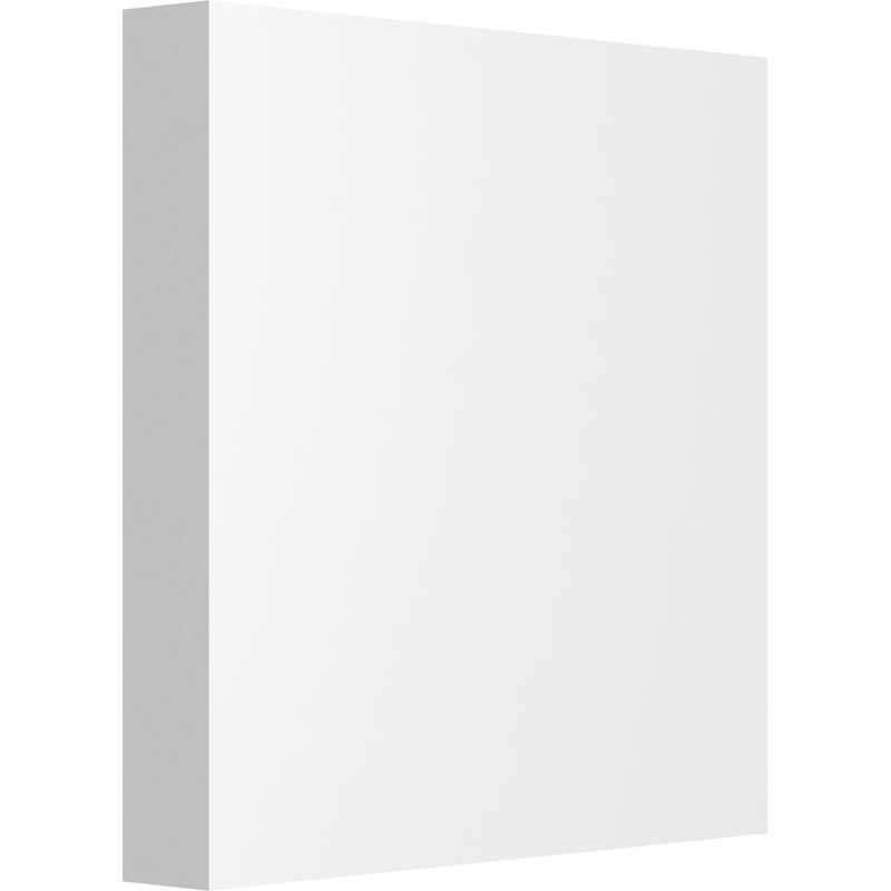 Rosette standard Sedgwick avec bord carré, H 7 po x l 7 po x p 1 po