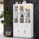 6-Door 2-Drawer Display Cabinet With Modern Design