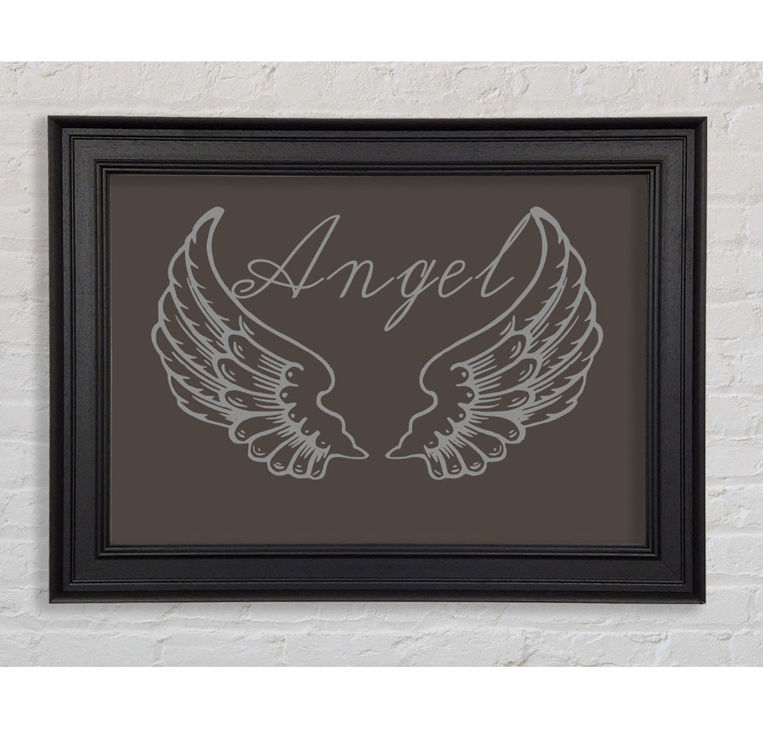 Angel Wings 4 Gerahmter Druck