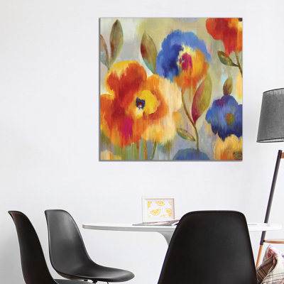 Ikat Florals by Aimee Wilson - Wrapped Canvas Print