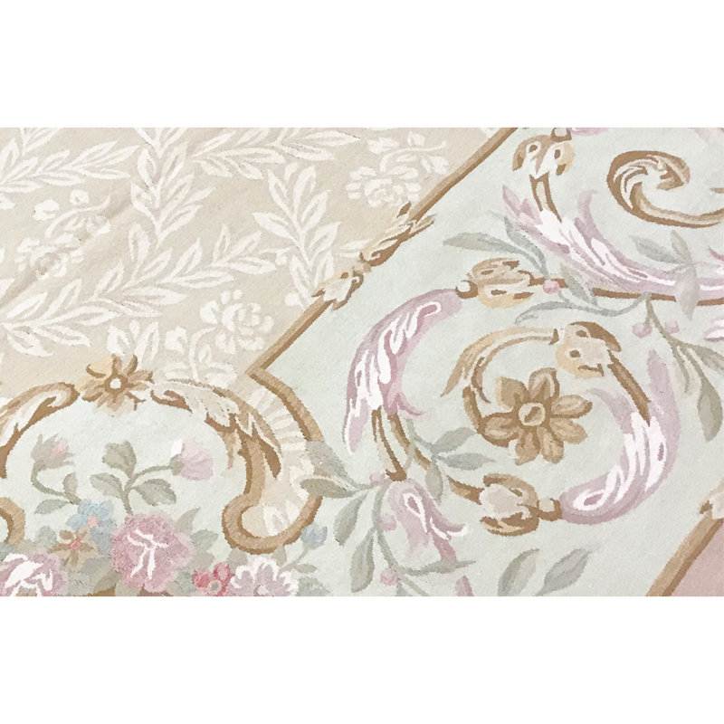 Aubusson Renaissance Wool Oriental Area Rug
