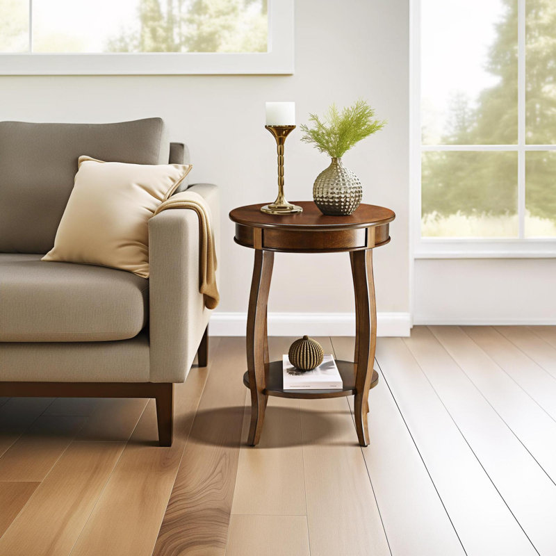 Table d'appoint Aberta, Noyer