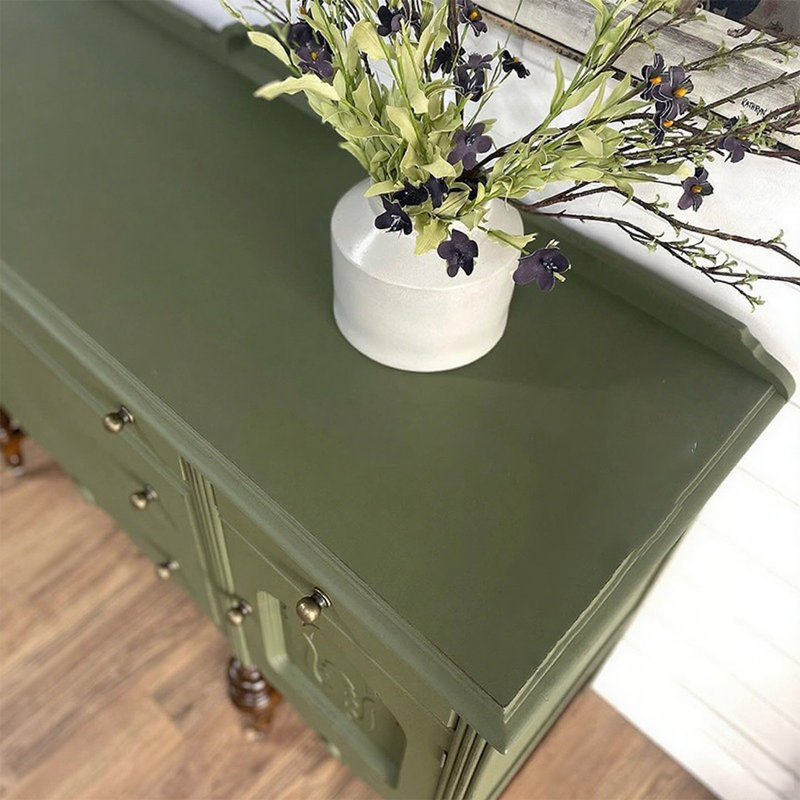 Retro Classical Multifunctional Console Table, 35.43" H x 62.99" W x 17.72" D