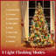 Lighted Artificial Fir Christmas Tree-1324653609