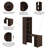 25W Pull-Out Desk Cabinet With Shelves And Hidden Storage-723454513