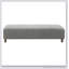 Repose-pieds confortable, gris