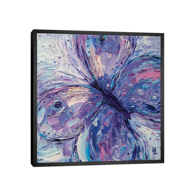 Purple Butterfly 1 Piece Painting on Canvas