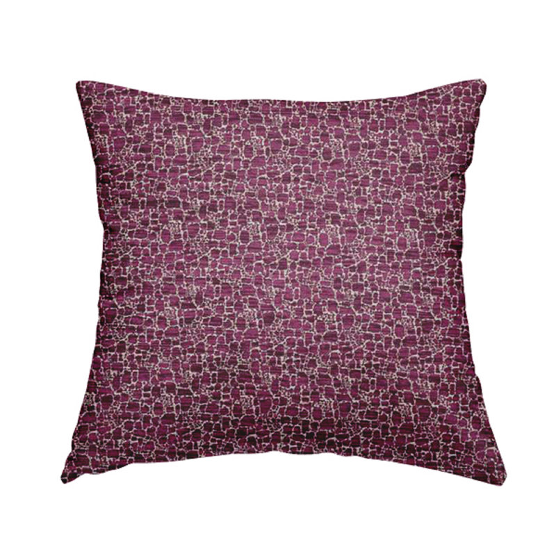 Enas Geometric Square Cushion, 55cm H x 55cm W x 5cm D, Fuchsia Pink