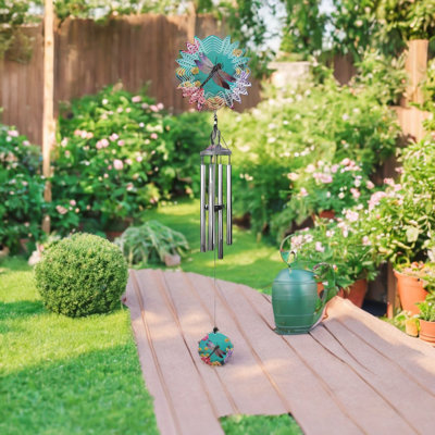 40" Long Dragonfly Ripple Illusion Wind Chime