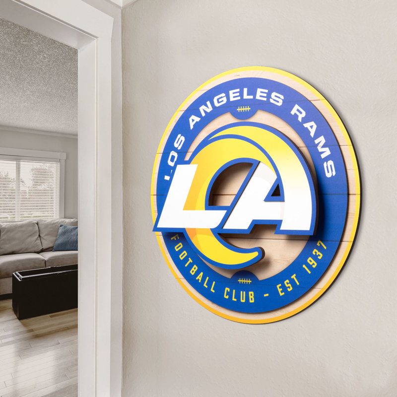 NFL Los Angeles Rams 3DX Circle Wall Art