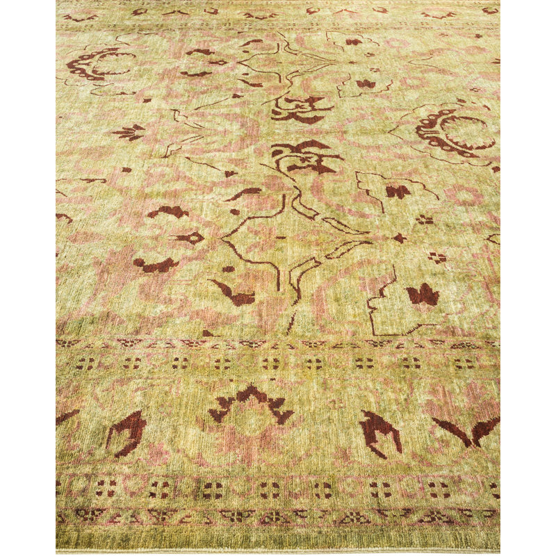 Kendyll One-of-a-Kind 8 X 10 2010s Wool Area Rug in Grey