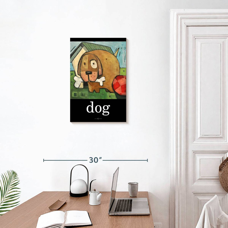 Affiche pour chien, H 24 po x l 16 po