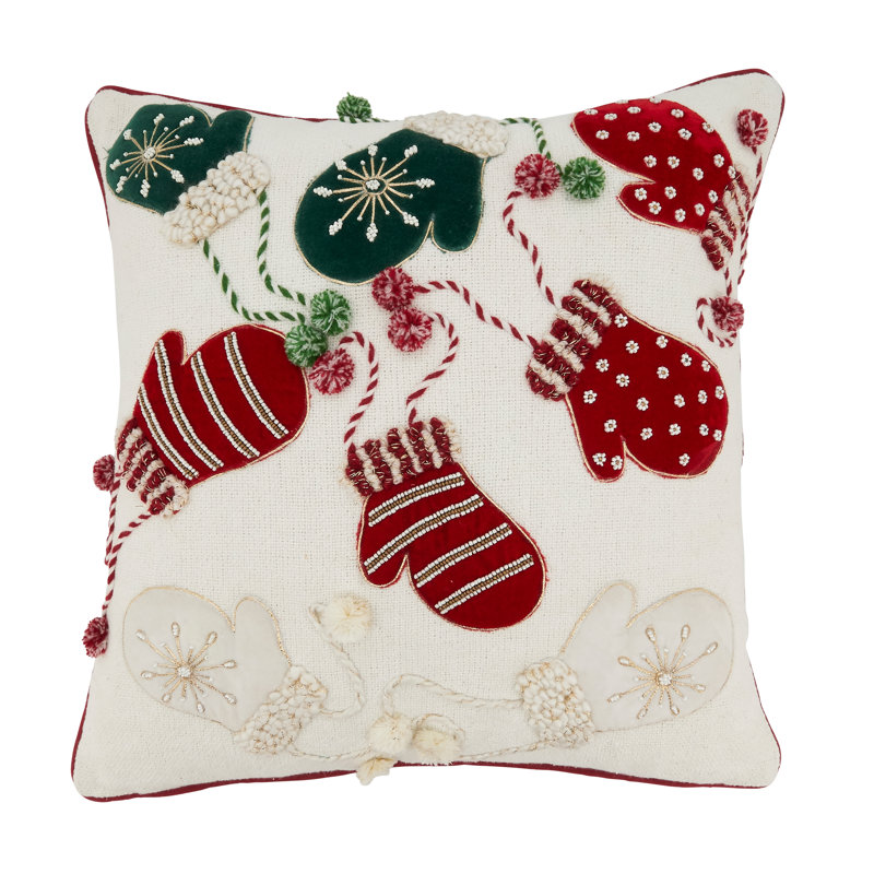 Arista Collection Cotton Throw Pillow, Down Blend