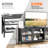 Janeesa TV Stand Dresser with Power Outlet ,Fabric Storage, Chest of Drawers With 4 Fabric Drawers Open Shelves for 50" TV-1880546829