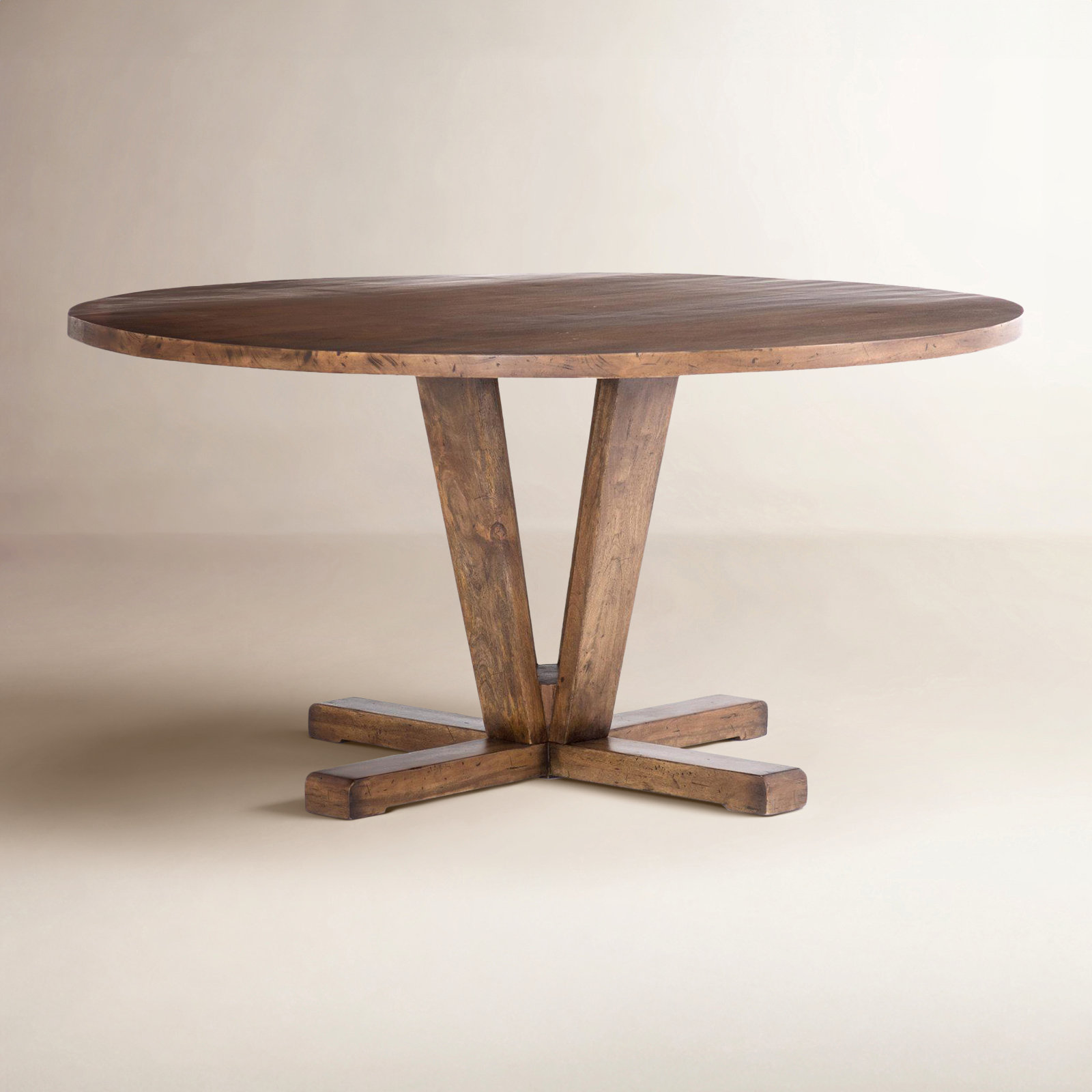 Darryn 60'' Round Dining Table, Reclaimed Fruitwood, 30" H x 60" W x 60" L