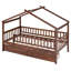 Lit simple en bois pour la chambre-530244839