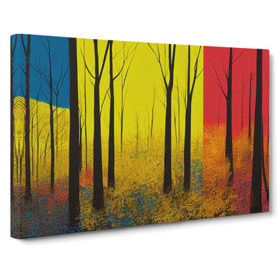 Spring Forest Abstract Vol.1 - Wrapped Canvas