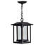 Lanterne suspendue d'extérieur classique 1 lumière Ivette pour patio, jardin et cour arrière