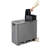 The Step N' Sort, 3X18l, 3-Compartment Trash And Recycling Bin With Slow Close Lid And Removable Inner Bins, Black-106865129-106865128