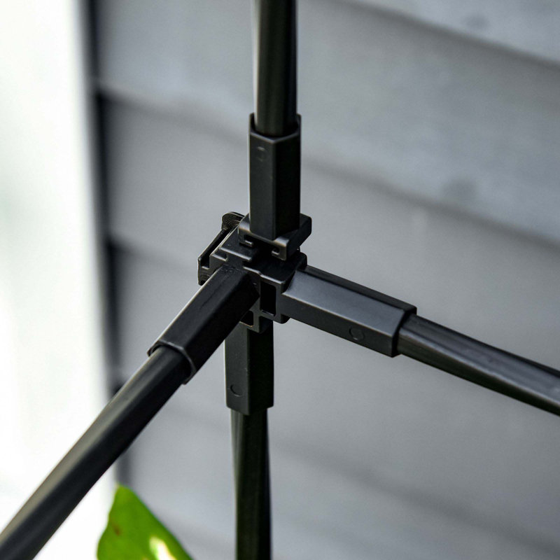 Lit de jardin polyvalent avec treillis pour plantes diverses