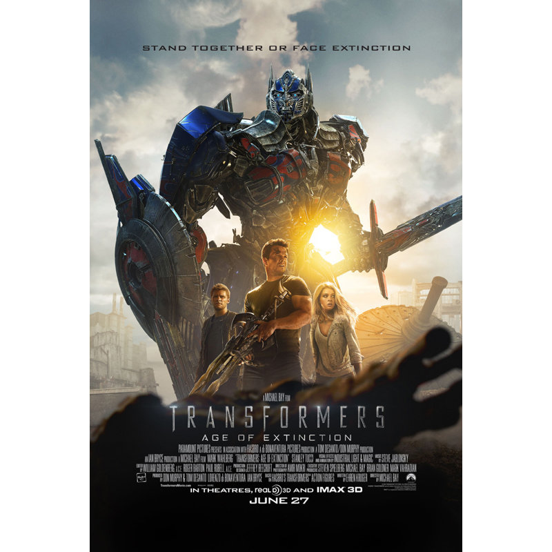 Transformers Age of Extinction, H 24 po x l 16 po