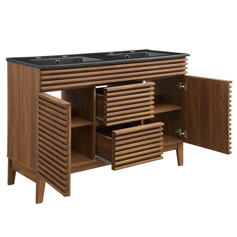 Meuble-lavabo double 48 po Render