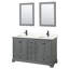 Meuble-lavabo double autoportant Deborah avec plateau en quartz-92725378-92725380-92725383