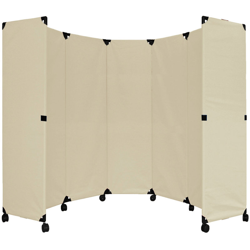 Cloisons de bureau pliantes portatives MP10, 7, H 48 po x l 120 po x P 4 po, Olive
