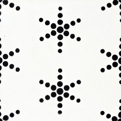 Hana 8" x 8" Cement Patterned Wall & Floor Tile