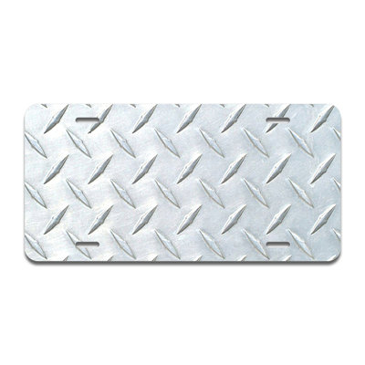 Diamond Plate Aluminum Plate Frame