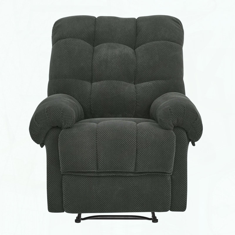 Fauteuil inclinable manuel surchargé - gris foncé, Gris foncé