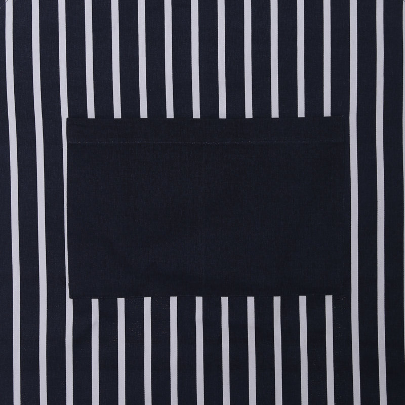 Striped Bib Apron, Navy Striped