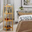 Ahsen 110 cm H x 36 cm W Bamboo / Rattan Etagere Bookcase