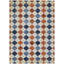 Tapis géométrique intérieur / extérieur lavable à la machine Kaczor ACN2237-554474091