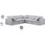 Canapé modulaire en coin 5 pièces Hinami-94482442