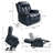 Saidee Faux Leather Dual Motor Power Lift Recliner with Heat and Massage -976629474