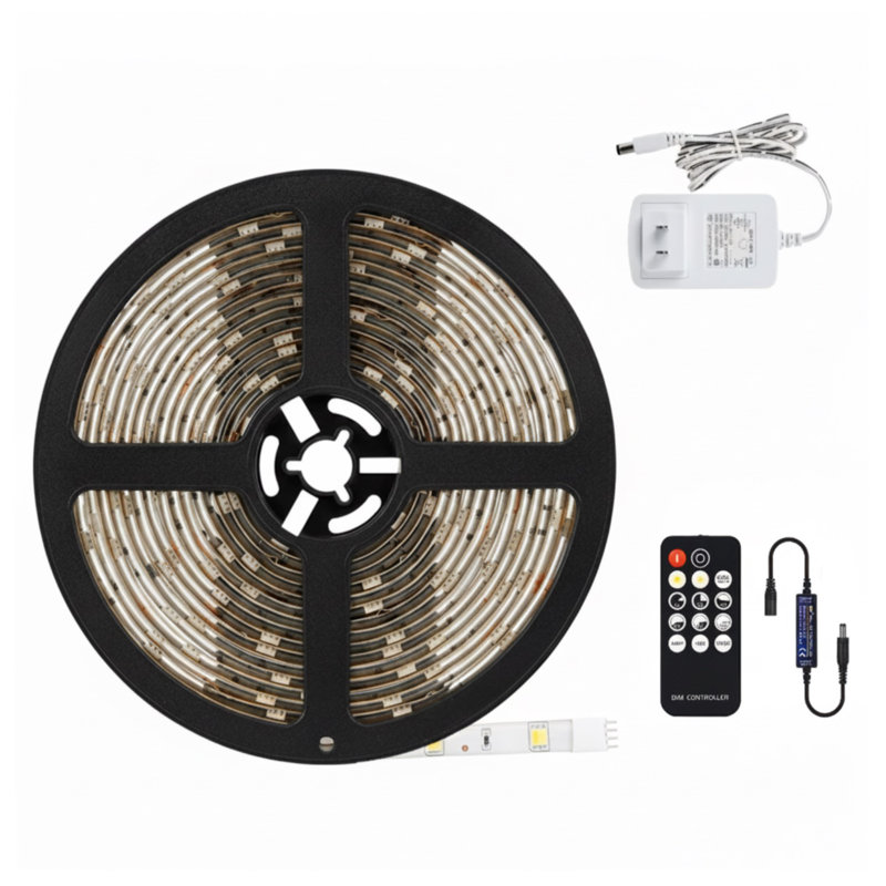Ruban lumineux à DEL 16,5 pi COB (adaptateur et gradateur non inclus), 3 000 - blanc chaud
