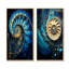 Nautilus saphir coquillages - ensemble de 2 décorations murales Nautilus-916674116-916674143