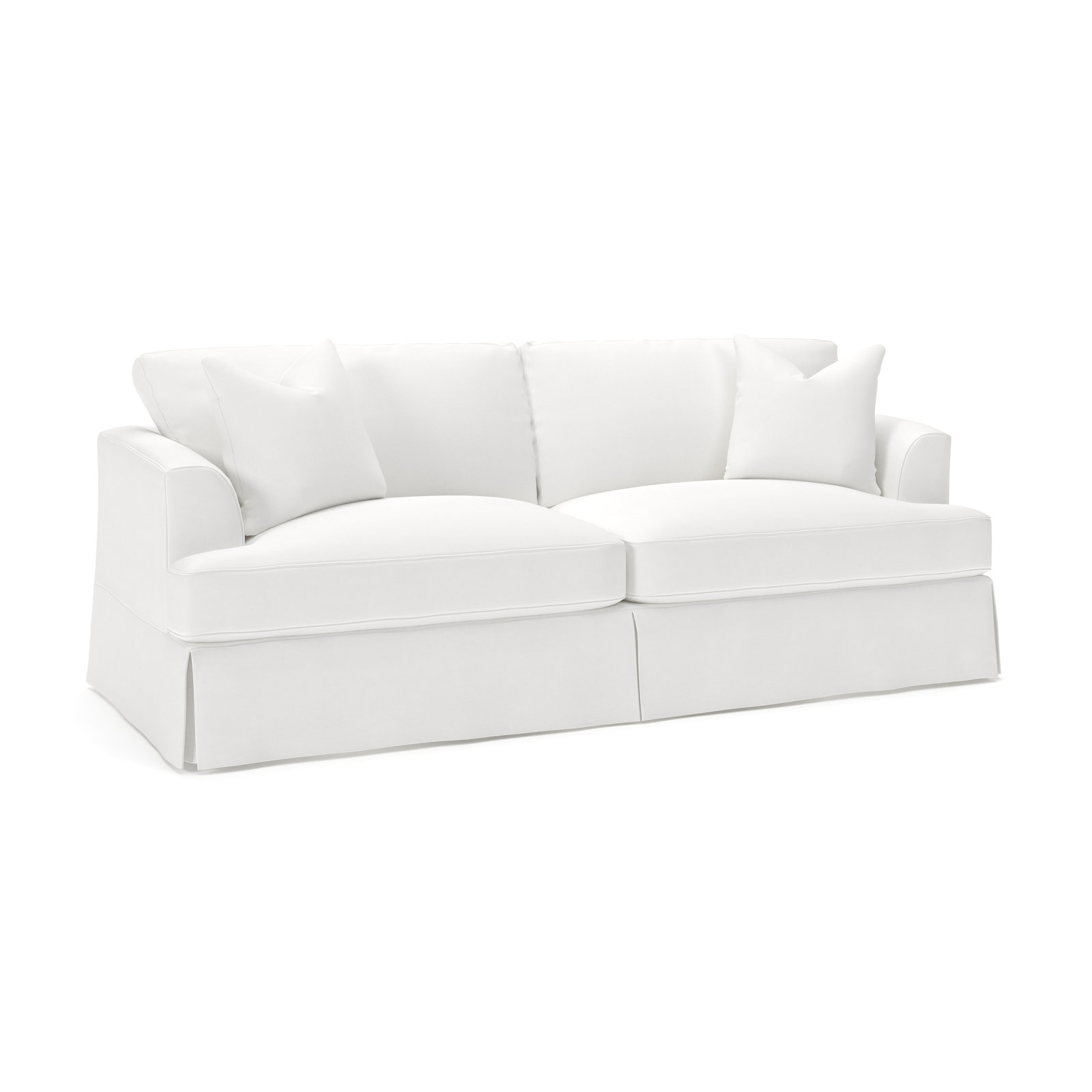 Lucia 92.5'' Upholstered Sleeper Sofa, Bayou Off White Canvas