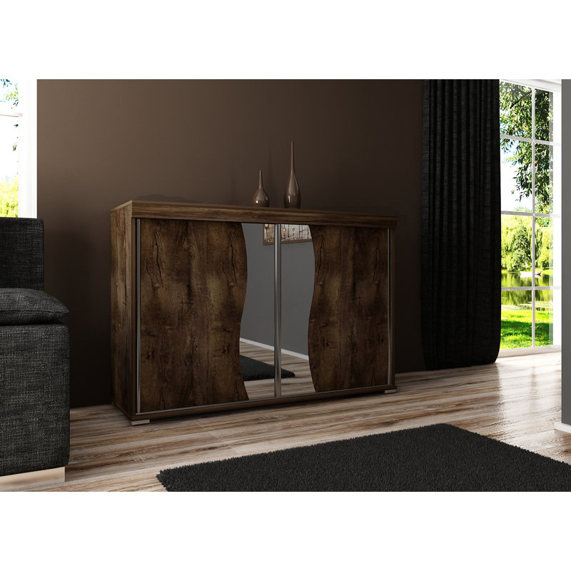 Petekar Standard Accent Cabinet, 94cm H x 140cm W x 45cm D, Brown