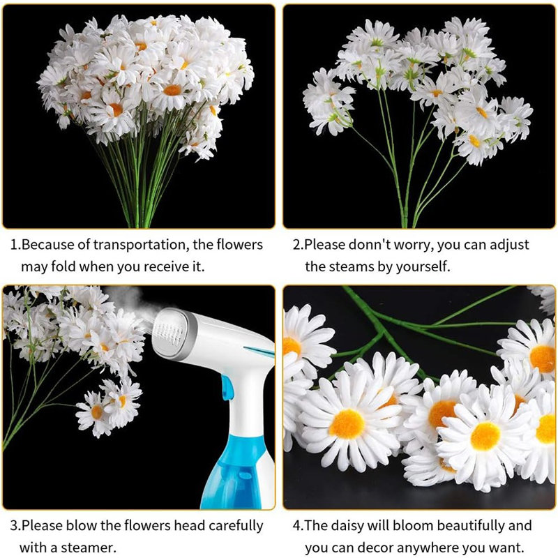 Artificial Flowers, Silk Daisy, Artificial Gerber Daisy...