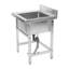 Belfry Kitchen Aldridge 600mm W Single Bowl Stainless Steel Kitchen Sink