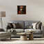 «Wolf with Red Cloak», art mural encadré noir sur toile flottante par Lazar Studio-1738331010-1738331015