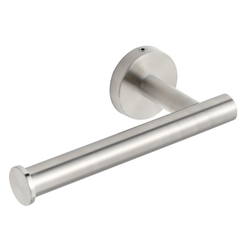 Wall Mounted Toilet Paper Holder, Satin Nickel