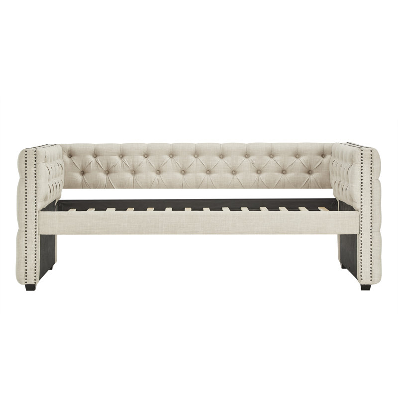 Lit de jour Holbrook, Tissu gris foncé