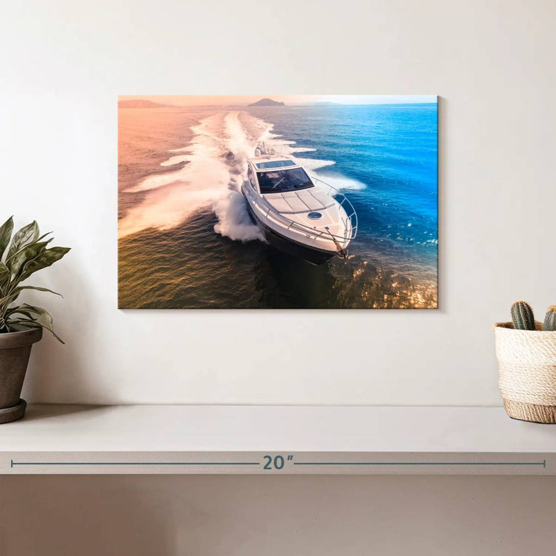 Mehar Speeding Yacht, H 8 po x l 12 po