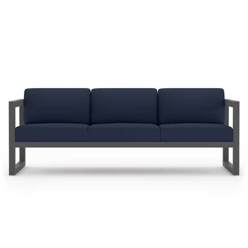 Avion 2 Piece Sofa Set, Spectrum Indigo Sunbrella®, Slate
