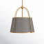 Luminaire suspendu géométrique à 1 lumière Moxie-436982558