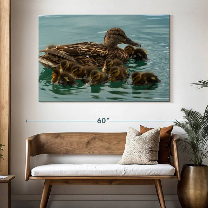 Brampt Duck Family Huddle, 34" H x 51" W